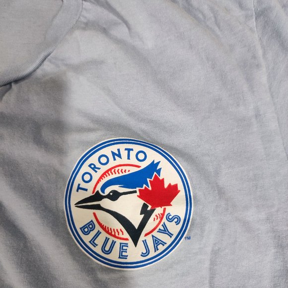 Toronto blue jays genuine merchandise back graphic T-shirt babyblue men's size L - Picture 5 of 6